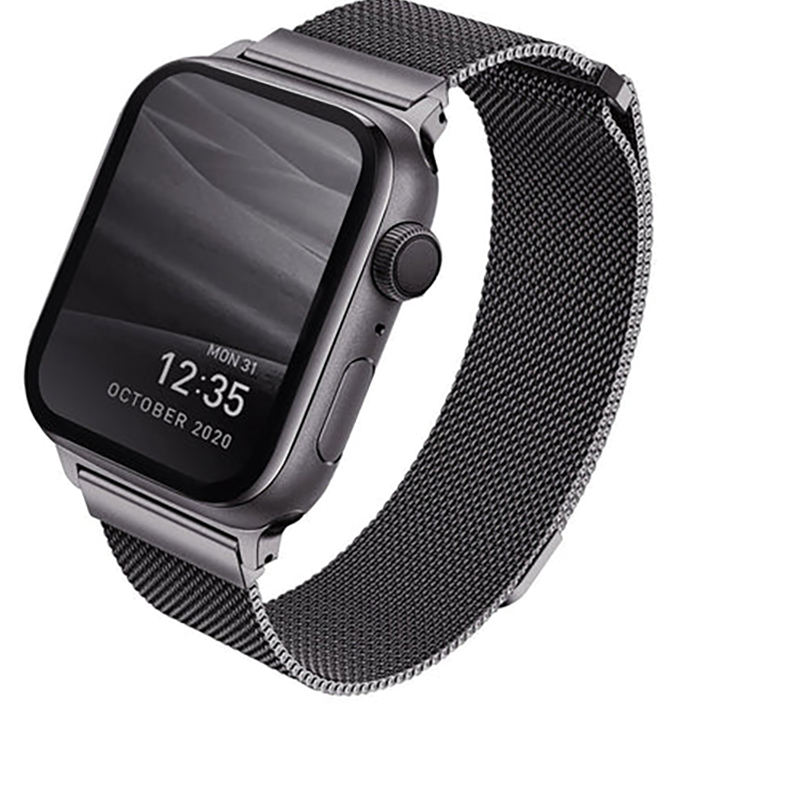 Uniq Dante Apple Watch Series 4 Mesh Steel Strap  – Sterling(Silver) Uniq Dante Apple Watch Series 4 Mesh Steel Strap  – Sterling(Silver)